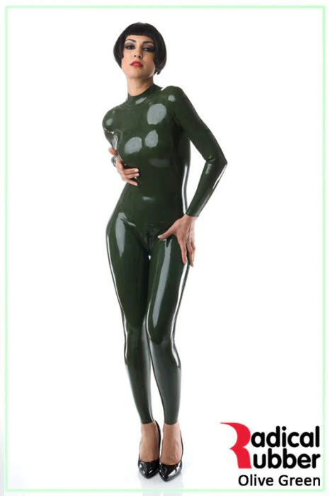 Latex Meterware OLIVGRÜN